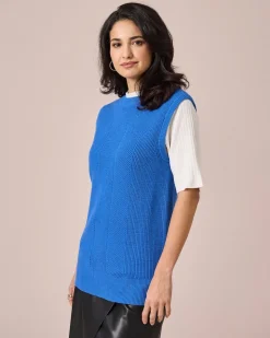 Ärmelloser Pullover