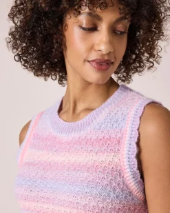 Ärmelloser Pullover