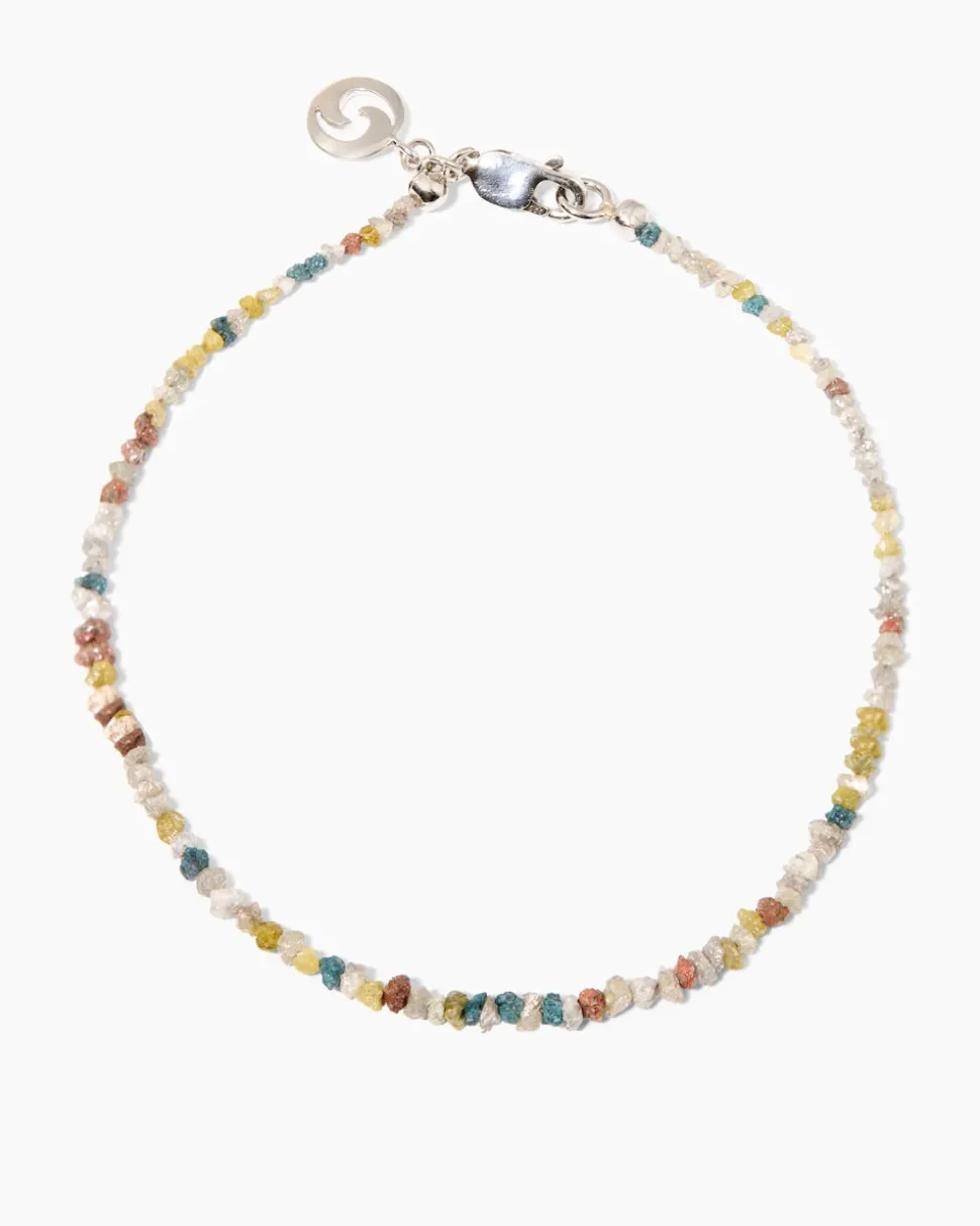 Rohdiamant-Armband mind. 5,00 ct