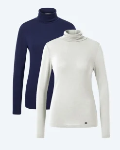 Rollkragenshirt im Doppelpack