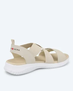Sandale mit Elastikbändern
