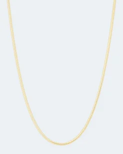 Schlangenkette mit Brillant, 0,02 ct