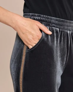 Schlupfhose aus Nicki-Samt