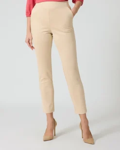 Schlupfhose aus Velourslederimitat