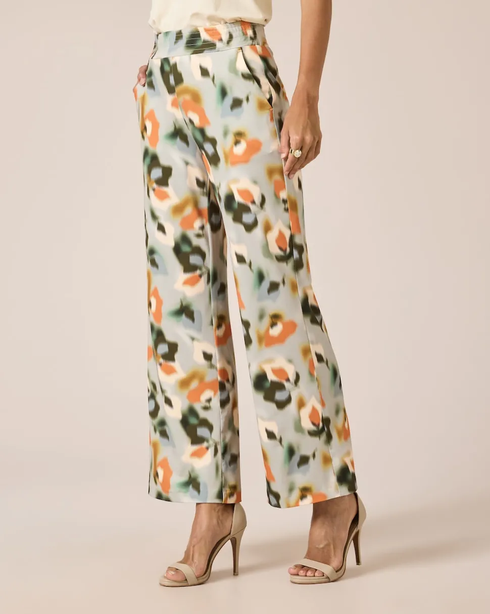 Schlupfhose mit Fantasie-Druckmix