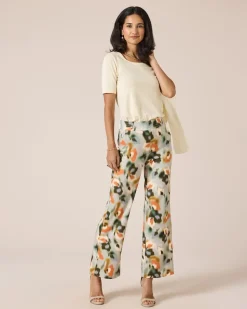 Schlupfhose mit Fantasie-Druckmix