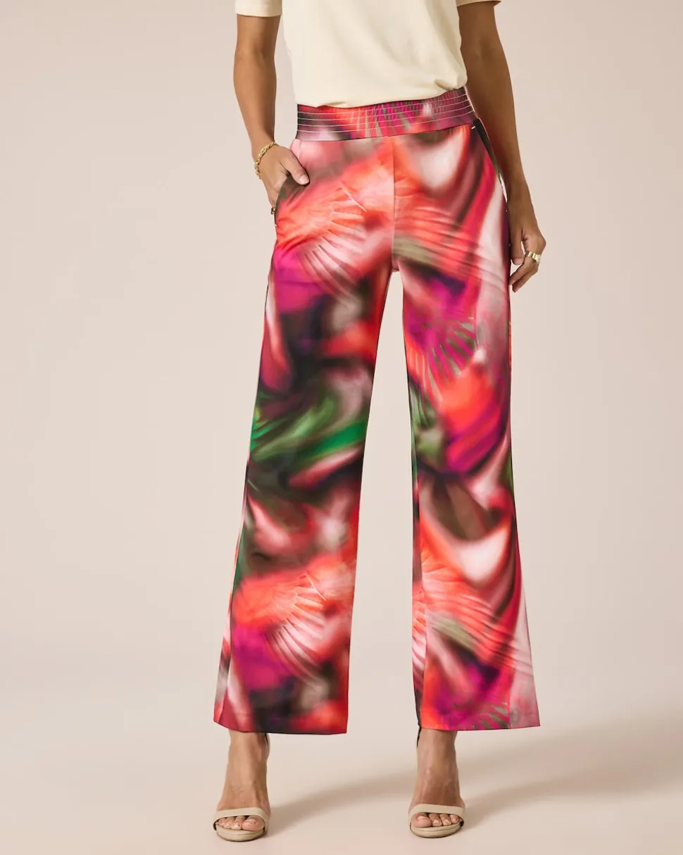 Schlupfhose mit Fantasie-Druckmix