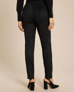 Schlupfhose Velourlederimitat