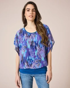Shirt aus Chiffon