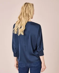 Shirt aus Satin