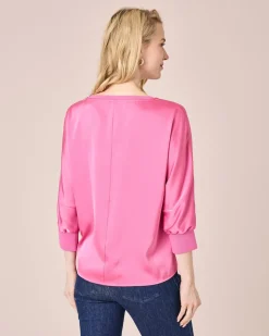 Shirt aus Satin