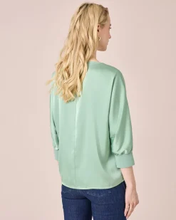 Shirt aus Satin