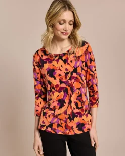 Shirt Blumen-Druck