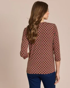 Shirt-Bluse mit Knopfleiste