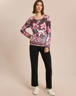 Shirt Flower Leopard
