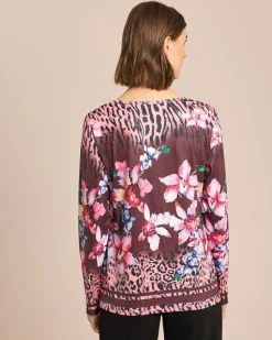 Shirt Flower Leopard