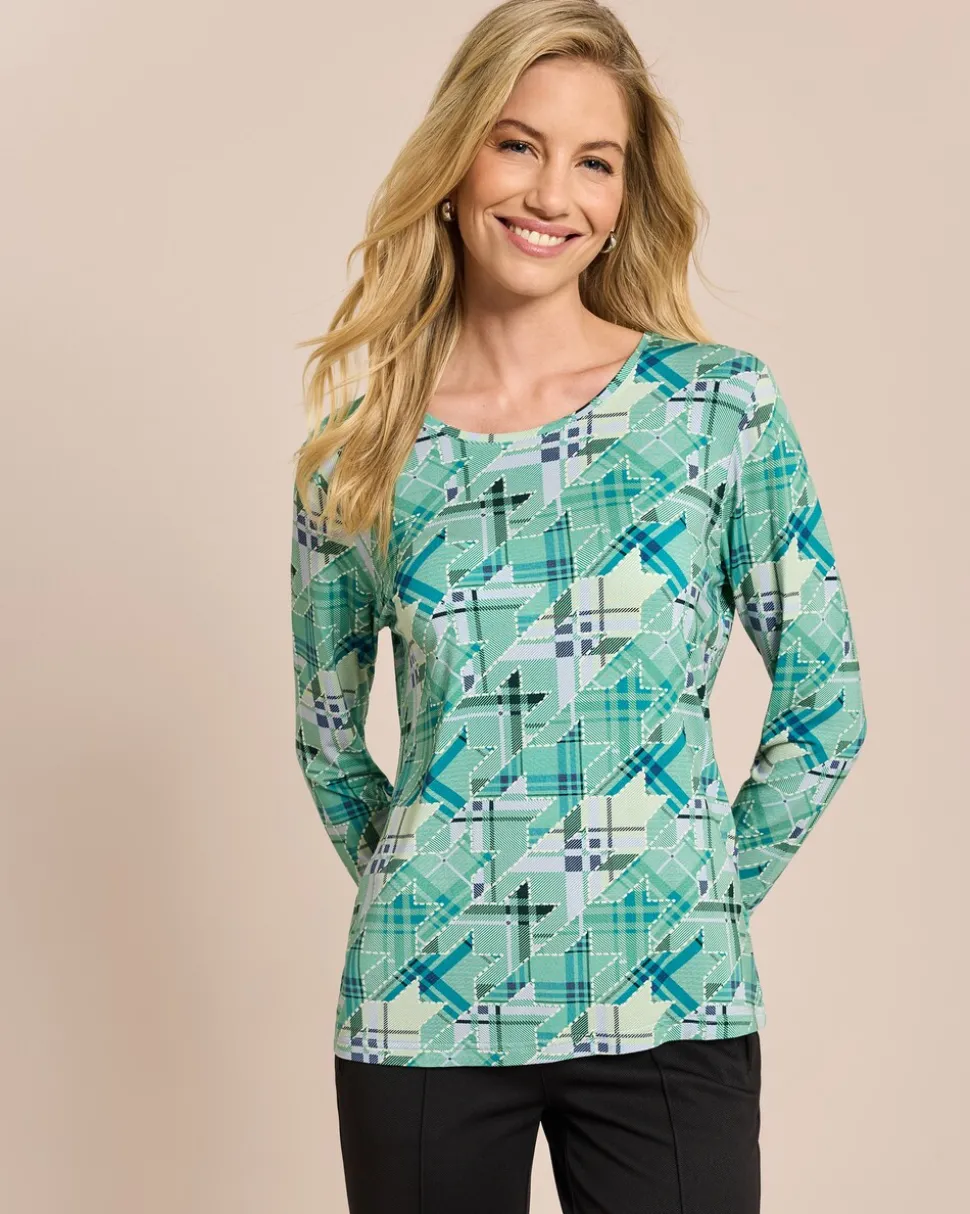 Shirt im Karo Druck