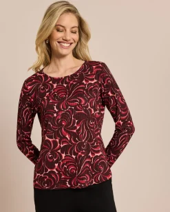 Shirt in breiter Rippen-Struktur