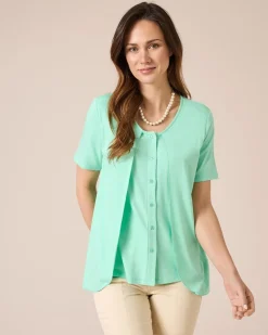 Shirt in Layer-Optik