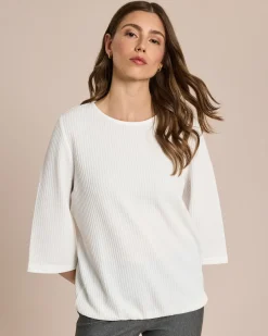 Shirt in Waffel-Optik
