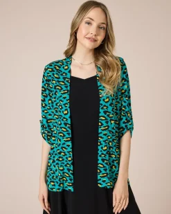 Shirtjacke mit Print