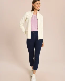 Shirtjacke mit Reißverschluss