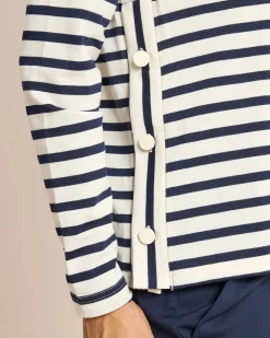 Shirt langarm mit Streifen