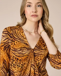 Shirt mit Animal-Druckmix