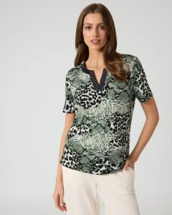 Shirt mit Animal-Print