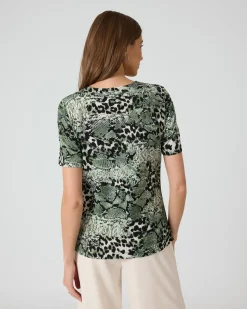 Shirt mit Animal-Print