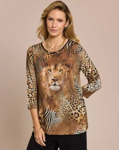 Shirt mit Animaprint