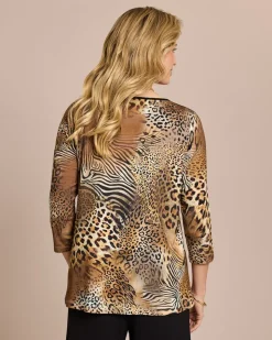 Shirt mit Animaprint
