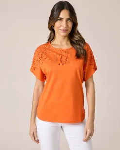 Shirt mit Ausbrenner