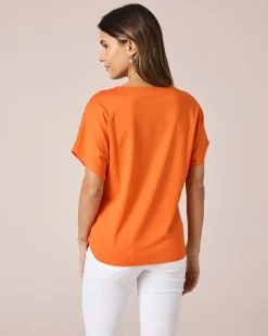 Shirt mit Ausbrenner