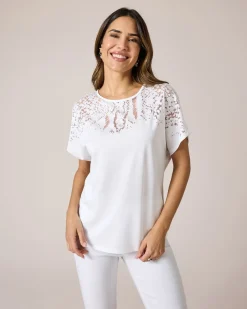 Shirt mit Ausbrenner