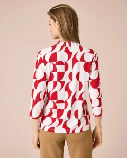 Shirt mit Bicolor-Druck