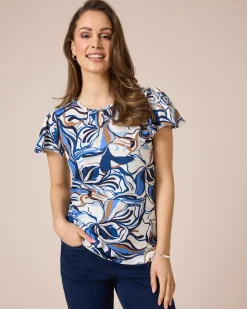 Shirt mit Blüten-Print