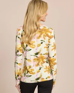 Shirt mit Blumen-Druck