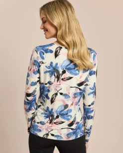 Shirt mit Blumen-Druck