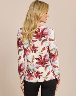 Shirt mit Blumen-Druck