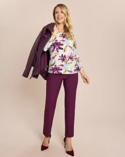 Shirt mit Blumen-Druck