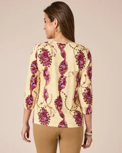 Shirt mit Blumendruck