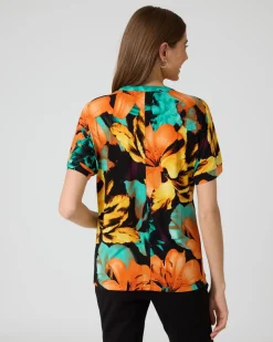 Shirt mit Blumen-Print