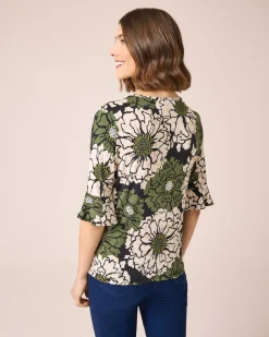 Shirt mit Blumen-Print