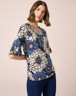 Shirt mit Blumen-Print
