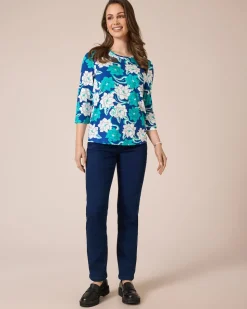 Shirt mit Blumen-Print