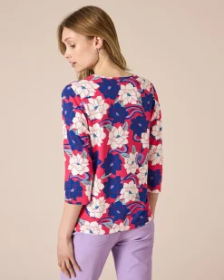 Shirt mit Blumen-Print