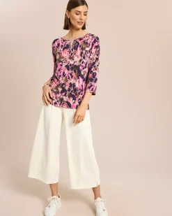 Shirt mit buntem Leodprint