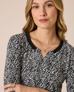 Shirt mit Dekoblende