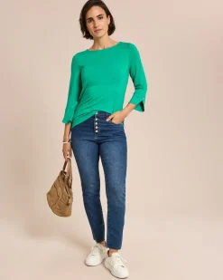 Shirt mit dekorativem 3/4-Arm